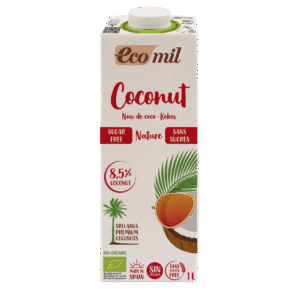Ecomil Leche de coco sin azúcares Bio 1 L