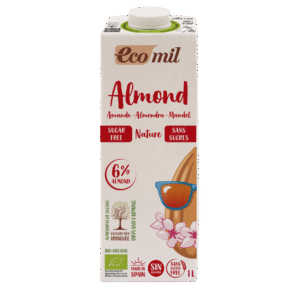 Ecomil Leche de almendra sin azúcar Bio 1 L