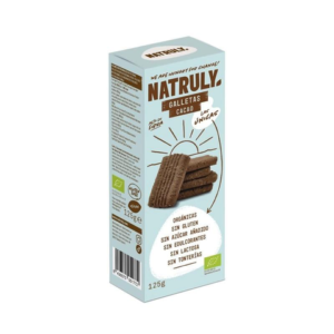 Galletas cookies sabor cacao Bio 125 g de Natruly